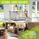 Barrière de sécurité Milo – Métal, porte extra large – Jusqu’à 525 cm