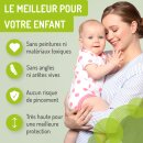 Barrière de sécurité Milo – Métal, porte extra large – Jusqu’à 284 cm