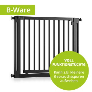 B-Ware: Türschutzgitter Miko 63-161 cm aus Holz in Schwarz