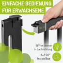 B-Ware: Türschutzgitter Miko 63-161 cm aus Holz in Schwarz