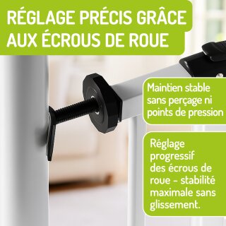 Adaptateurs en Y noirs M10 pour rambardes – Compatibles avec barrières Merle & Mira
