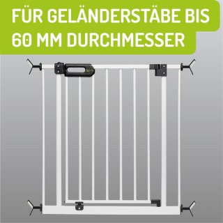 Adaptateur en Y BOMI M10 pour barrière de sécurité | Pour rampes descalier jusquà 60 mm | Noir (lot de 2)