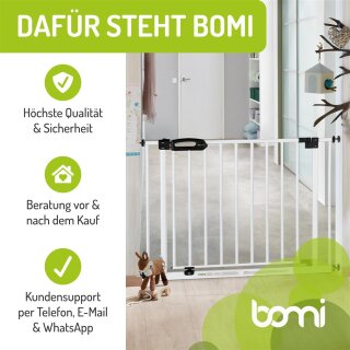 Adaptateur en Y BOMI M10 pour barrière de sécurité | Pour rampes descalier jusquà 60 mm | Noir (lot de 2)