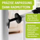 Adaptateur en Y BOMI M10 pour barrière de sécurité | Pour rampes descalier jusquà 60 mm | Noir (lot de 2)