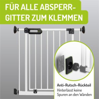 Coussinets muraux ronds & carrés – Set 4 pièces antidérapants pour barrières bébé