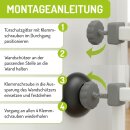 Coussinets muraux ronds & carrés – Set 4 pièces antidérapants pour barrières bébé