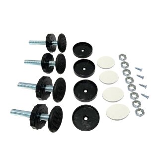 Kit de montage M10 BOMI pour barrière Merle avec chatière – pièces de rechange complètes