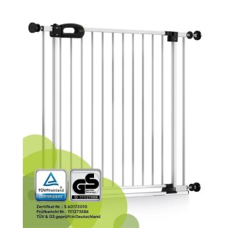 BOMI Merle FlatStep – Barrière enfant extra plate 63–217 cm – Sans perçage & passage XXL