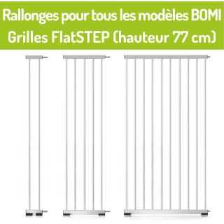 Extension BOMI pour barrière de sécurité FlatSTEP | Hauteur : 77 cm | Dimensions : 10–90 cm