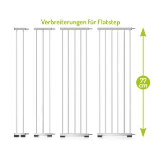 Extensions pour barrière bébé Merle & Mira Flatstep – Largeurs modulables et installation rapide