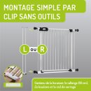 Extensions pour barrière bébé Merle & Mira Flatstep – Largeurs modulables et installation rapide