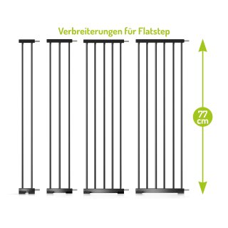Extensions pour barrières Merle & Mira Flatstep – Largeurs modulables pour portes et escaliers
