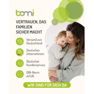 BOMI Mara – barrière de sécurité sans extensions, fixation par pression ou à vis